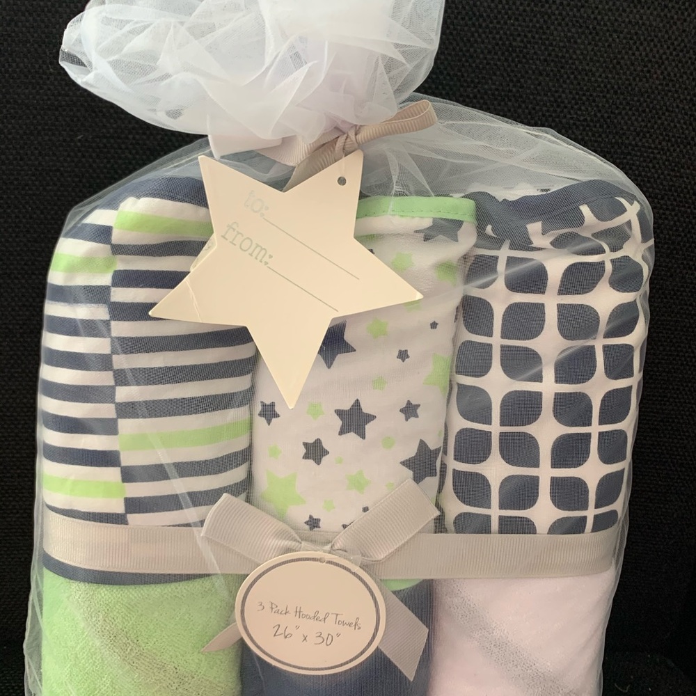 3 Pack Hooded Towels for children